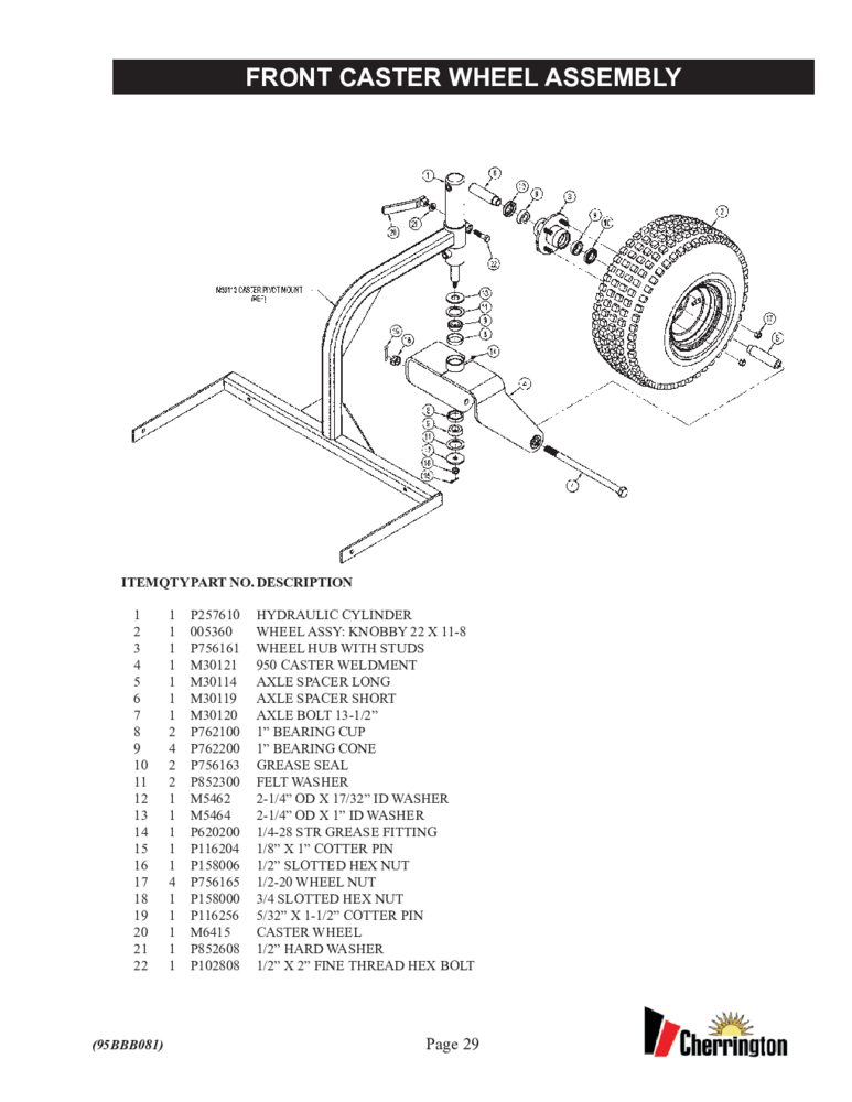 Genuine Cherrington Spare Parts for Reliable Upkeep BeachTech